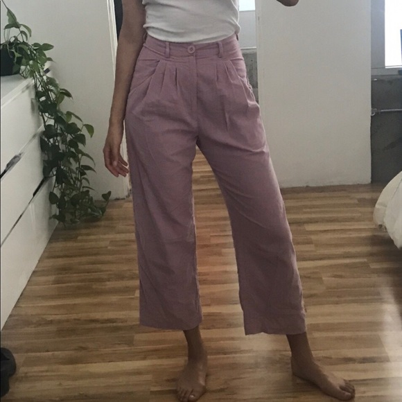 Lily Ashwell Light Purple Corduroy Pants - Picture 5 of 5